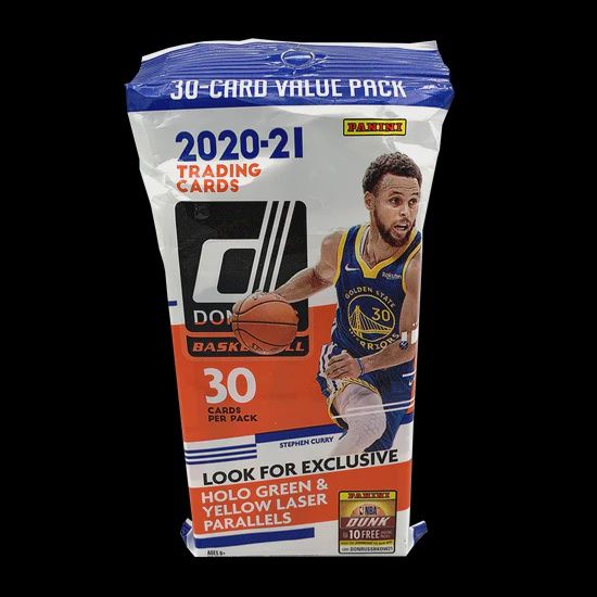 2020-21 Panini Donruss Basketball Jumbo Value Fat Pack