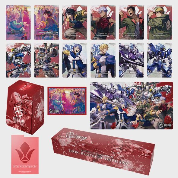 GUNDAM CARD GAME - PB02 PREMIUM ACCESSORY SET - MOBILE SUIT GUNDAM IRON-BLOODED ORPHANS