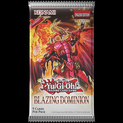 Yu-Gi-Oh! Blazing Dominion 1st Edition Booster