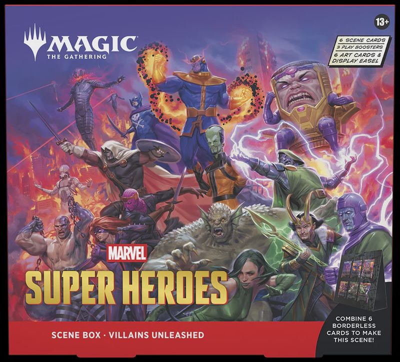 Magic The Gathering: Marvel Super Heroes Scene Box | Heroes United | Villains Unleashed