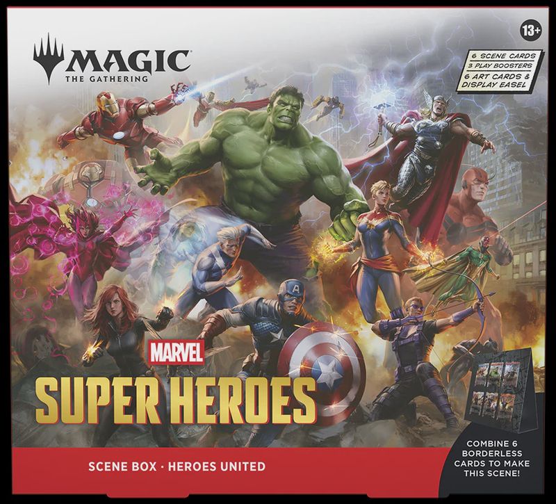 Magic The Gathering: Marvel Super Heroes Scene Box | Heroes United | Villains Unleashed