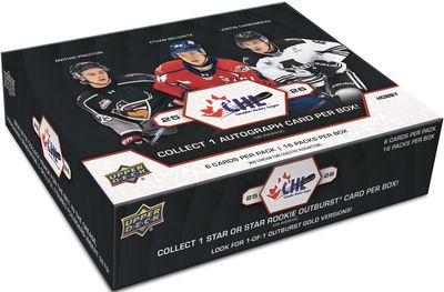 2025-26 Upper Deck CHL Hockey Hobby Box