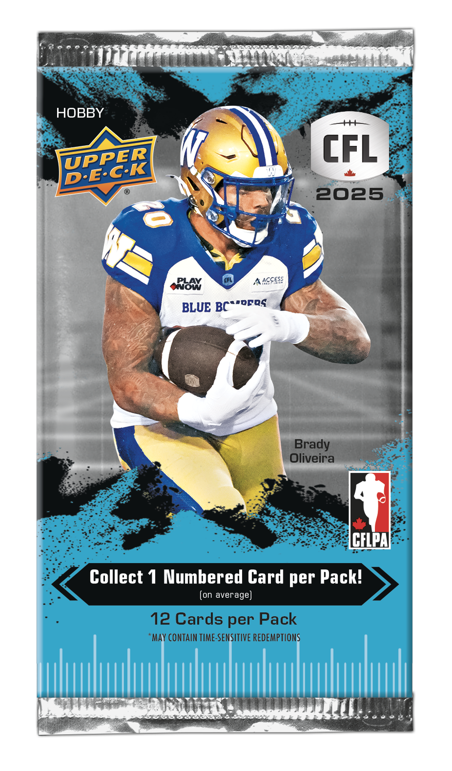 2025 Upper Deck CFL Canadian Football League Hobby Pack