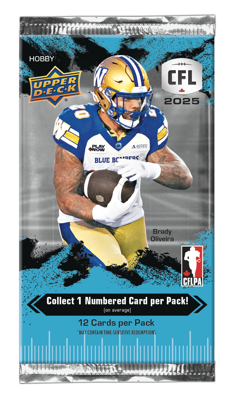2025 Upper Deck CFL Canadian Football League Hobby Pack