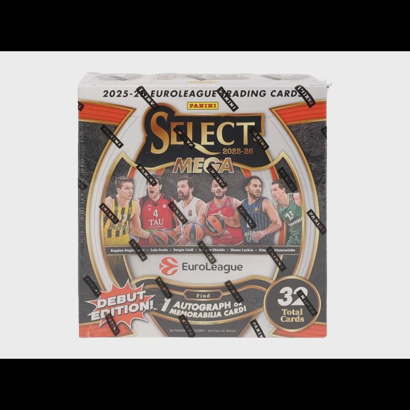 2025-26 Panini Select EuroLeague Basketball Mega Box