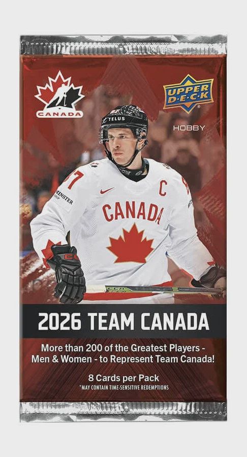 2026 Upper Deck Team Canada Hockey Hobby Pack