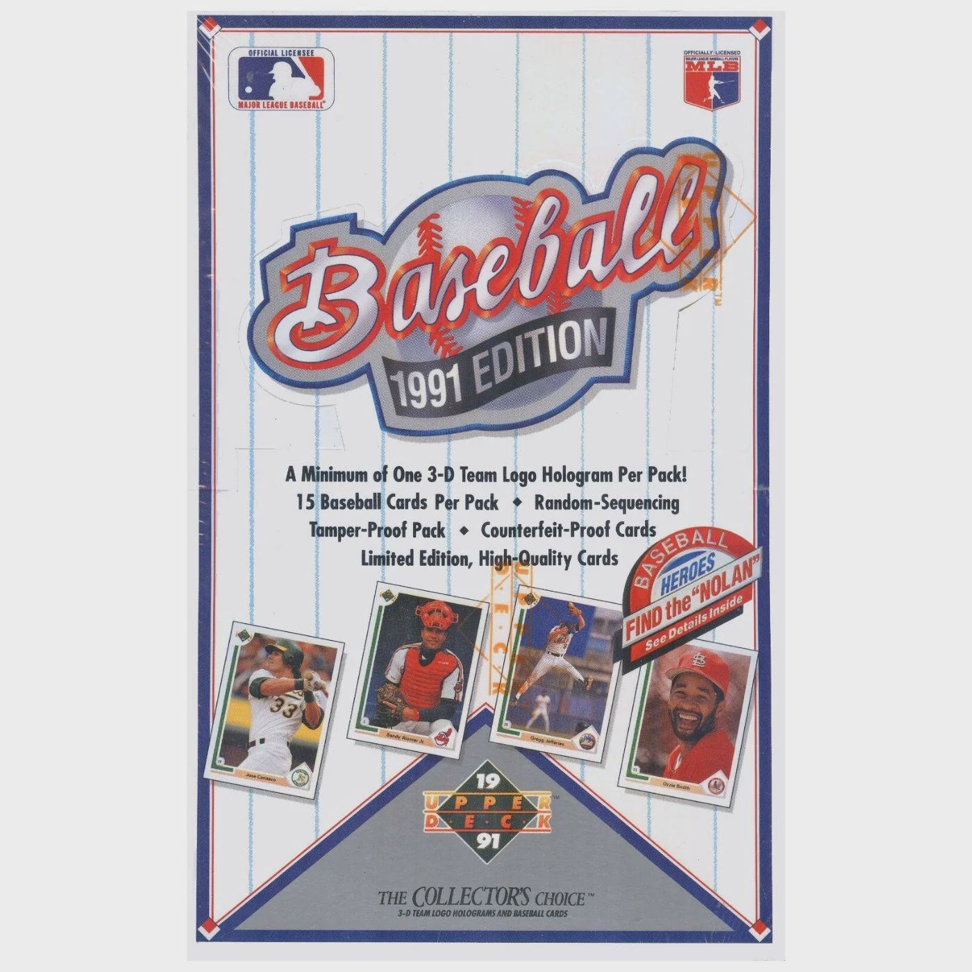 1991 Upper Deck Baseball Low Series Hobby Box | Find The Nolan Ryan