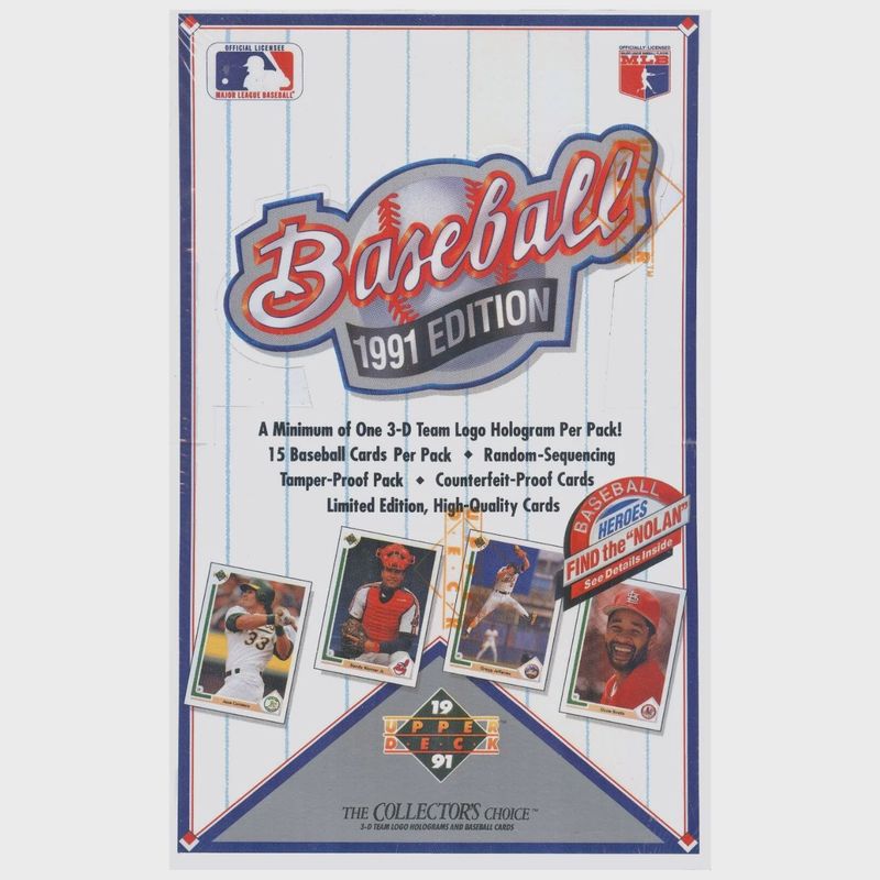 1991 Upper Deck Baseball Low Series Hobby Box | Find The Nolan Ryan