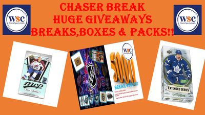 NEW! | CHASER | BREAK #5276- WIN 1 SPOT IN OUR MOMUNMENTAL BREAK #5000 + 1 BOX UD EXTENDED**WIN $50 GROUP BREAK CREDIT**