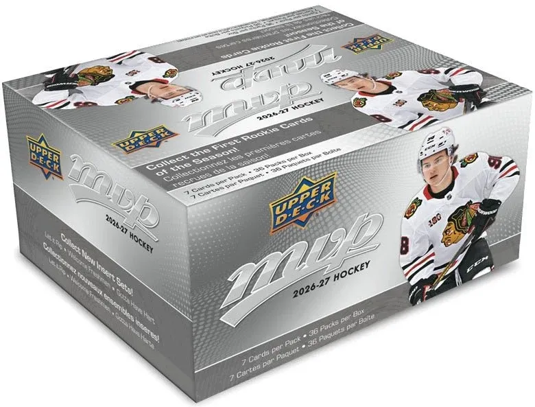 2026-27 Upper Deck MVP Hockey Retail Box