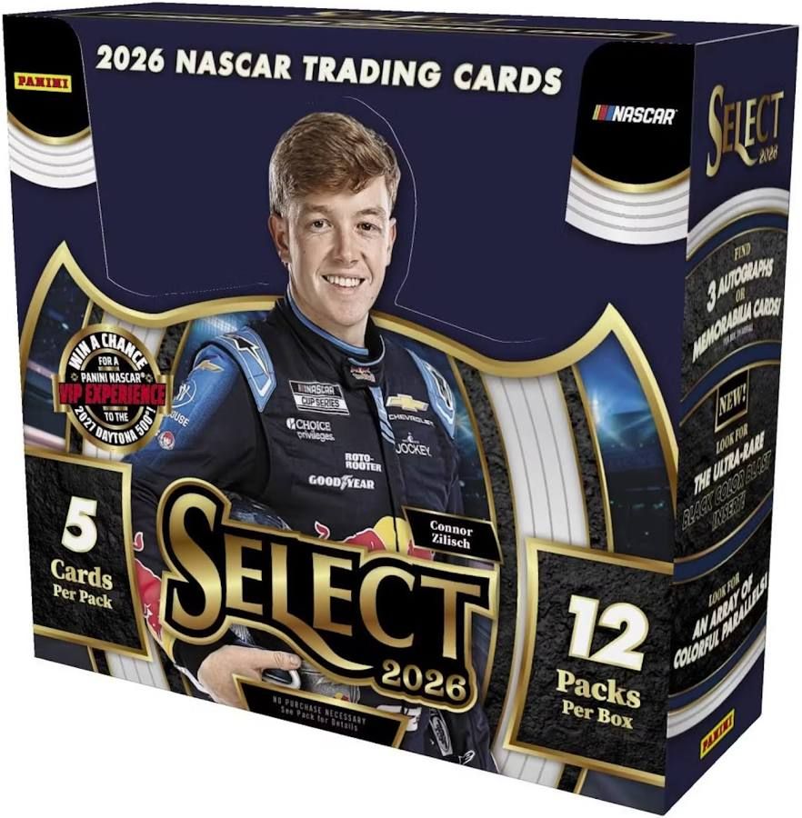 2026 Panini Select Nascar Racing Hobby Box