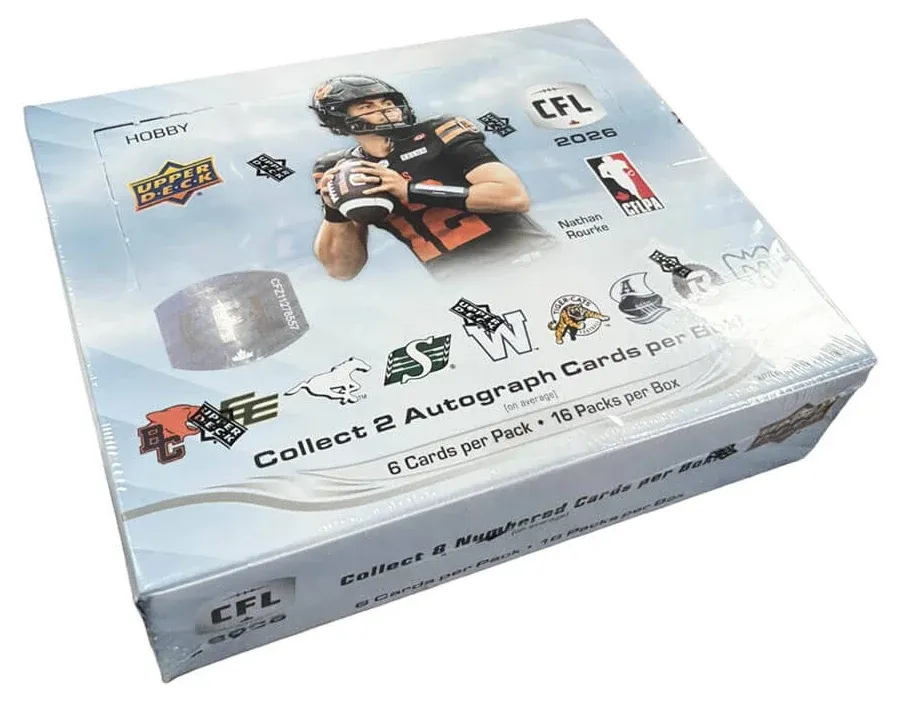 2026 Upper Deck CFL Football Hobby Box