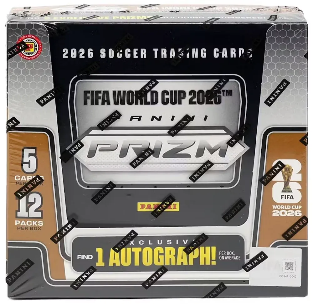 2026 Panini Prizm FIFA Club Worldcup Soccer International Box