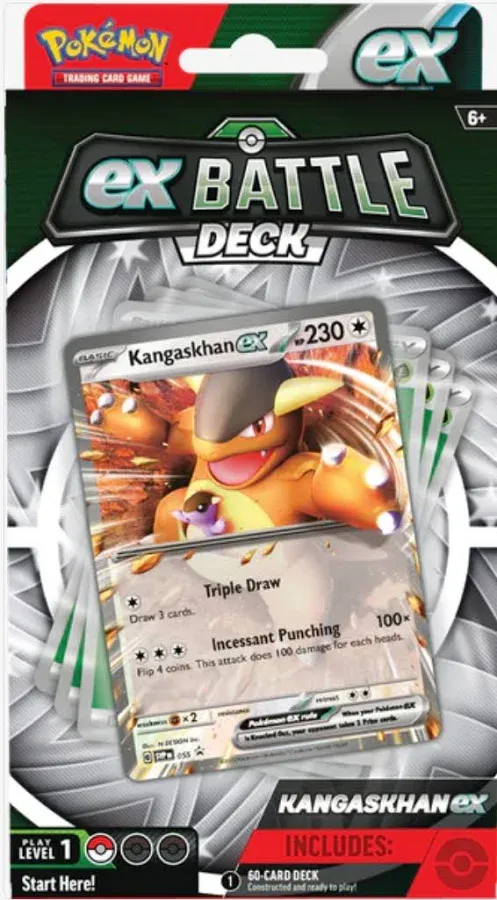 Pokémon TCG: 2023 League Battle Deck || Lucario ex, Greninja ex, Kangaskhan ex, Style: Kangaskhan