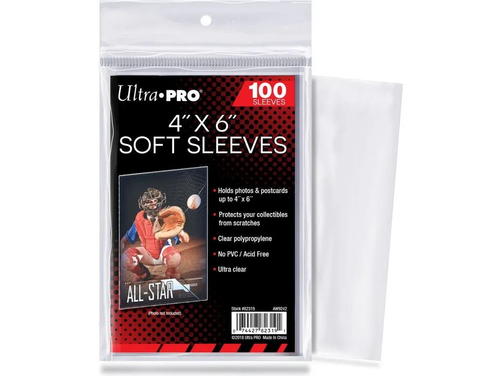 Ultra Pro 4x6 Soft Sleeves