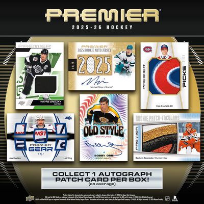2025-26 Upper Deck Premier Hockey Hobby Box