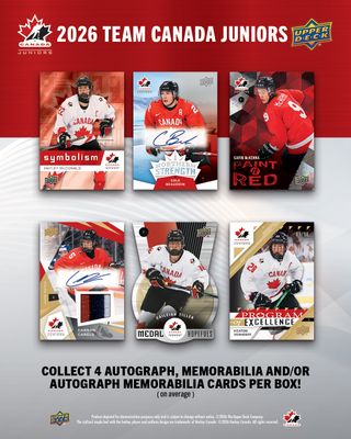 2026 Upper Deck Team Canada World Juniros Hockey Hobby Box