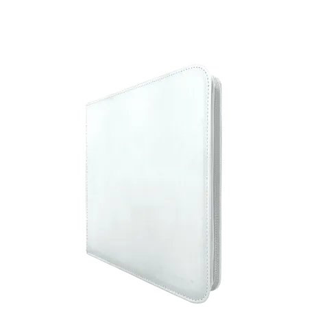 Ultra Pro 9-Pocket Vivid Zippered Pro Binder | White