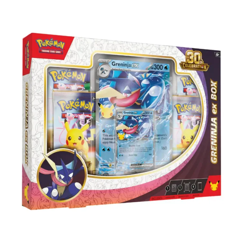 Pokémon TCG: 30th Anniversary Celebrations Greninja | Sylveon EX Box