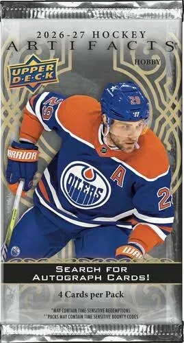 2026-27 Upper Deck Artifacts Hockey Hobby Pack