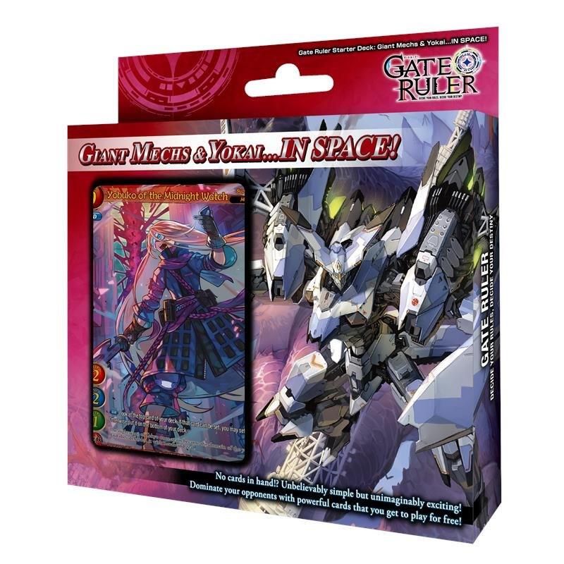 Gate Ruler Starter Deck: Giant Mechs &amp; Yokai .. In Space