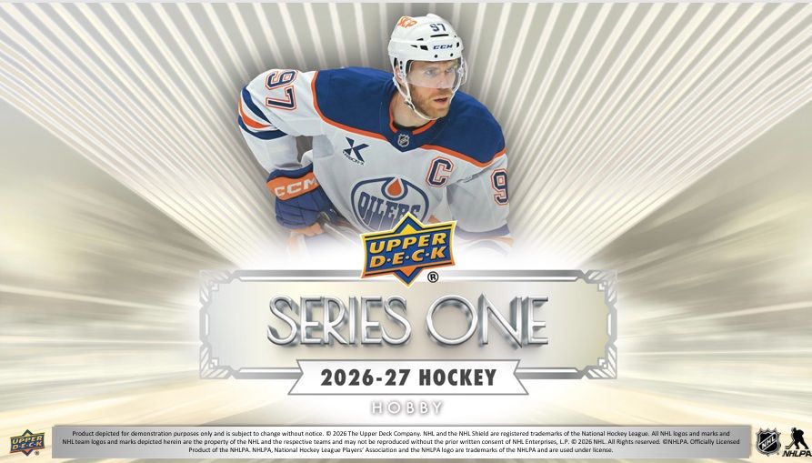 2026-27 Upper Deck Series 1 Hockey Hobby Box- Pre-Order