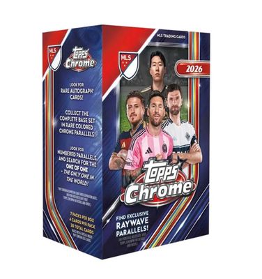 2026 Topps MLS Chrome Soccer Value Box