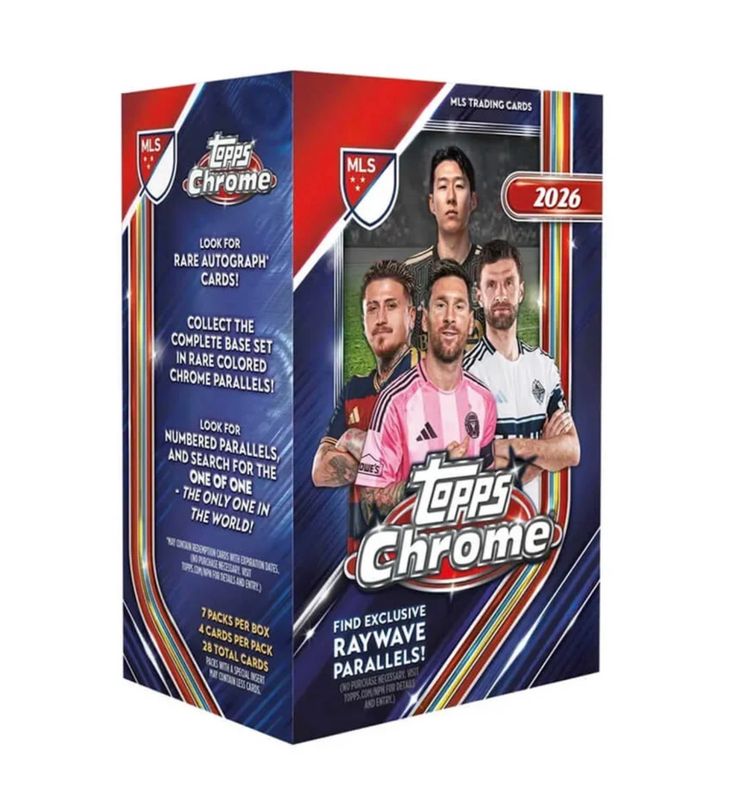 2026 Topps MLS Chrome Soccer Value Box