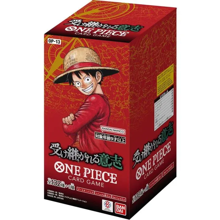 One Piece TCG Card Game |  OP-13 - Carrying on His Will Booster Box (Japanese)