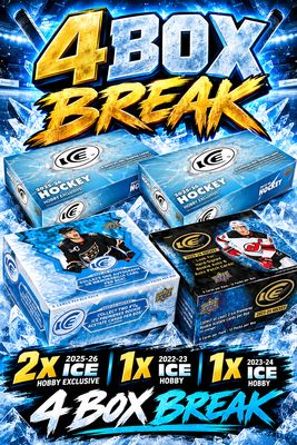Break #5283 | 4 Box UD Ice Mixer Chase Schaefer,Bedard ++ **Team Random** ICE BOUNTY IS $2550!