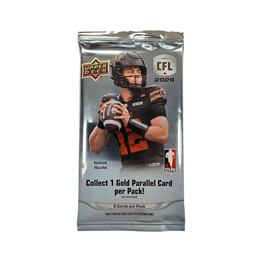 2026 Upper Deck CFL Football Hobby Pack