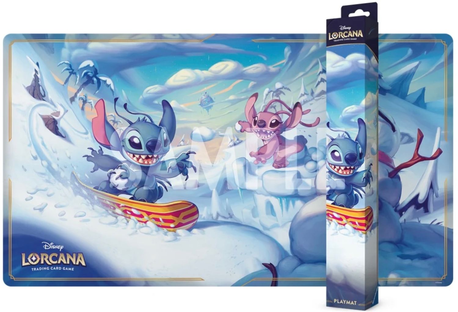 [PREORDER] Snowboarding Stitch Playmat | Set 14 Hyperia City | Disney Lorcana TCG