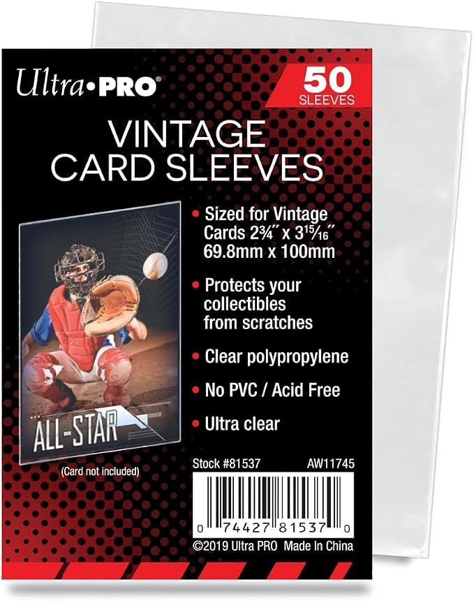 Vintage Card Sleeves
