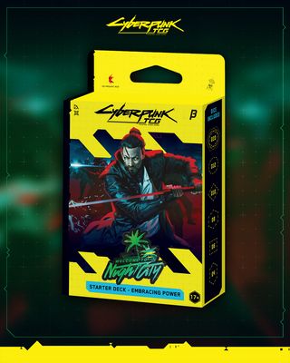 CYBER PUNK TGC | WELCOME TO NIGHT CITY EMBRACING POWER STARTER DECK