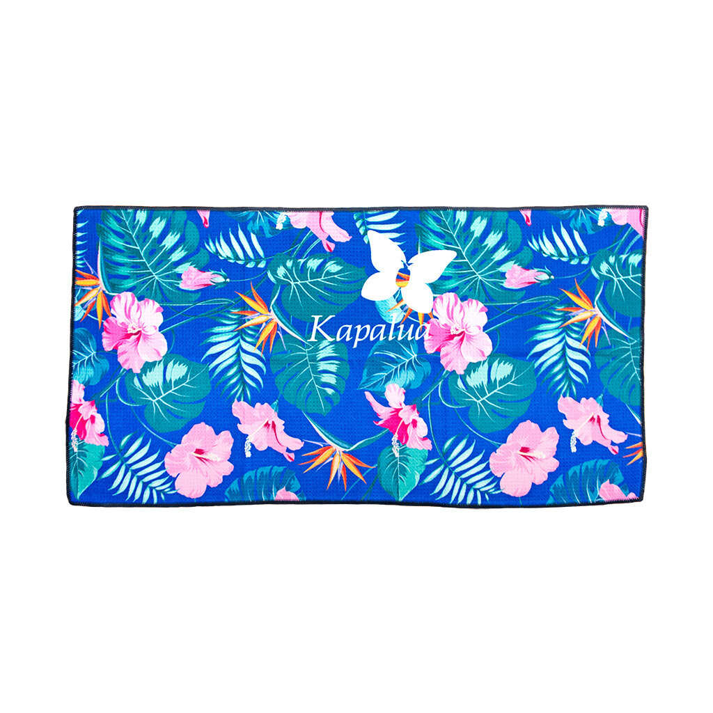 KAPALUA FLORAL GOLF TOWEL