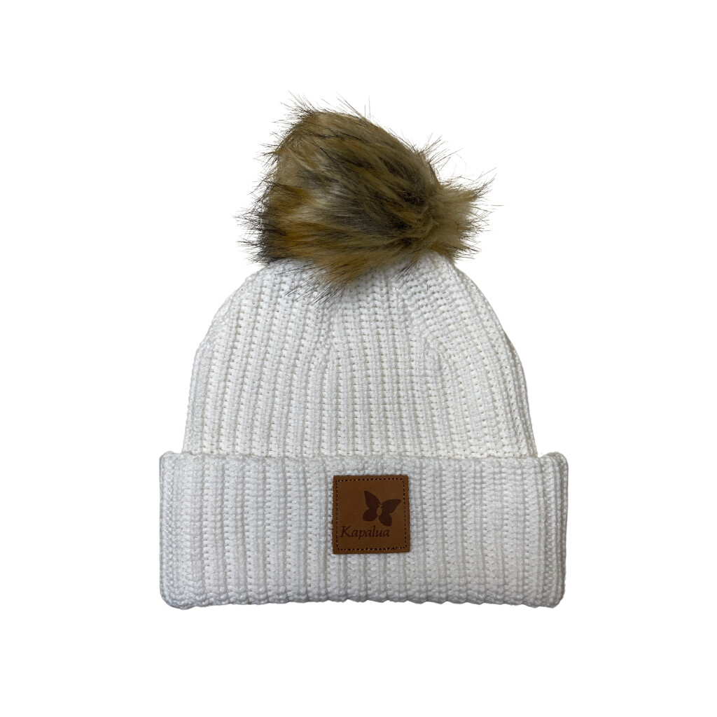 KAPALUA BEANIE FAUX POM more colors