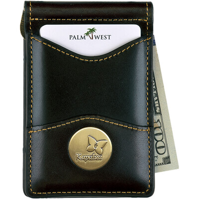 KAPALUA LEATHER MONEY CLIP