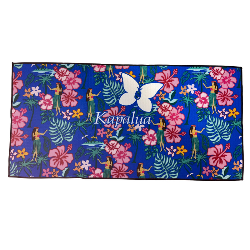 KAPALUA WAFFLE MICROFIBER TOWEL SMALL HULA