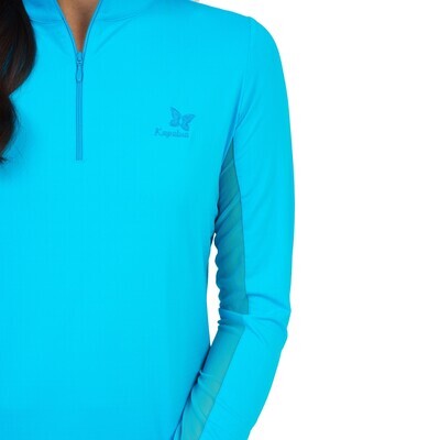 IBKUL 1/4 ZIP SUN SHIRT