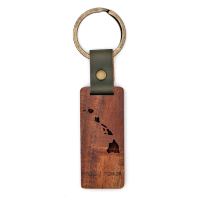 KAPALUA KOA KEYCHAIN