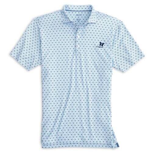 JOHNNIE-O CUSTOM GRID BUTTERFLY POLO