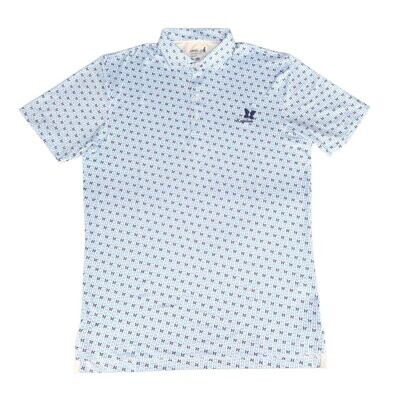 JOHNNIE-O ANGLEGRID POLO