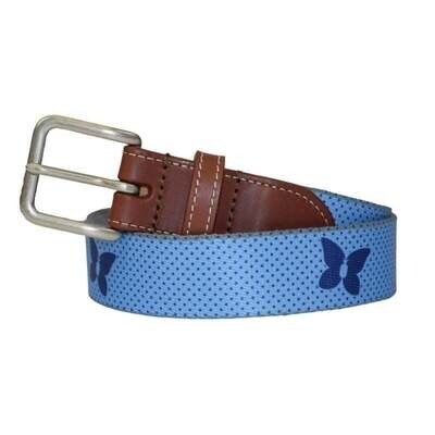 PETER MILLAR + KAPALUA  BLUES BELT, Color: AMAZON BLUE, Size: 30, Season: -