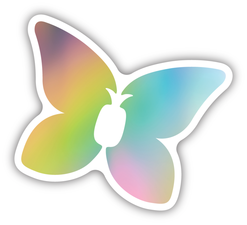 KAPALUA STICKERS, Color: BUTTERFLY, Size: -, Season: -