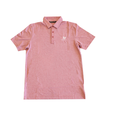 TRAVIS MATHEW ZINNA POLO Sale on Select Colors, Color: HEATHER CARDINAL, Size: S, Season: -