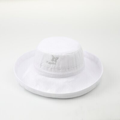 KAPALUA LARGE BRIM BUCKET, Color: WHITE, Size: -, Season: -