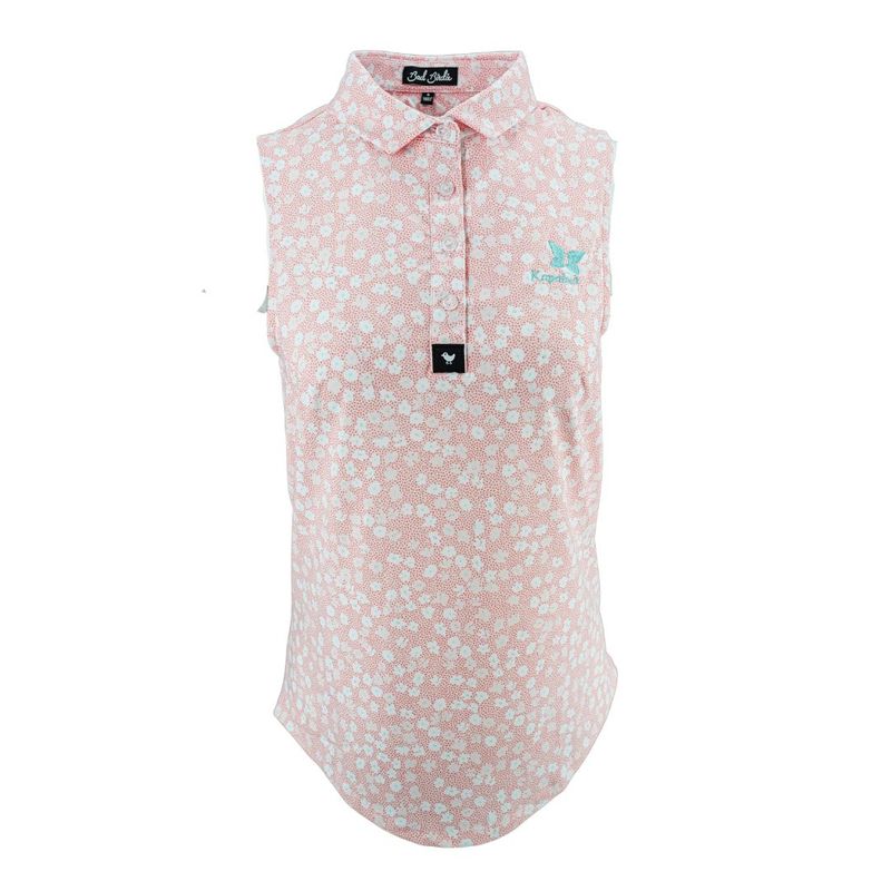 BAD BIRDIE FLOWER GIRL POLO