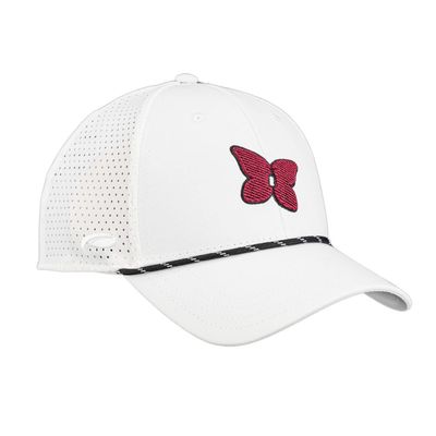 KAPALUA DIAGONAL BFLY ROPE MAUI CAP more colors, Color: WHITE/MAROON, Size: OS, Season: -