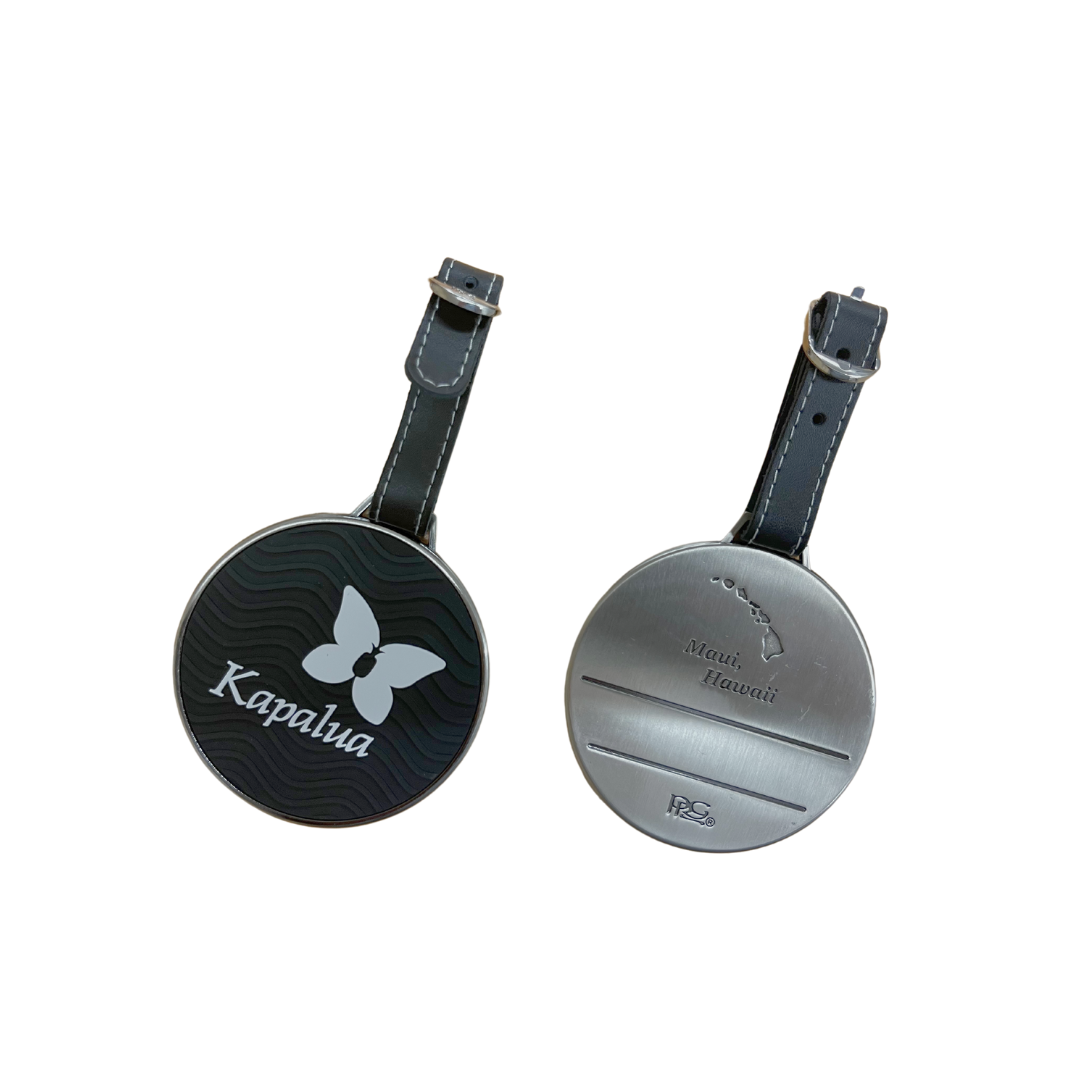 KAPALUA WAVES BAG TAG, Color: CUSTOM BLACK