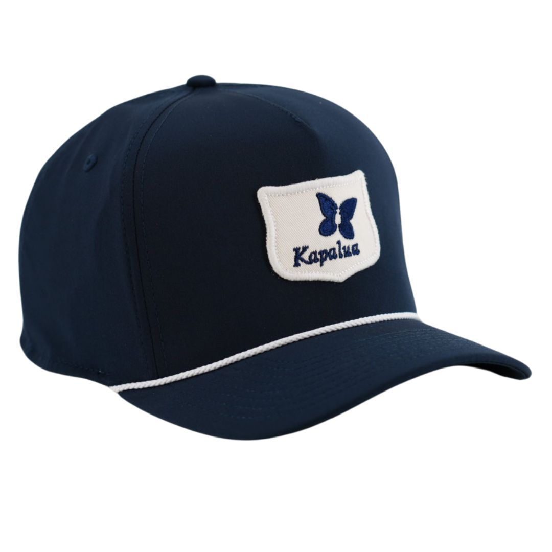 KAPALUA ROPE HAT, Color: NAVY/WHITE, Size: -, Season: -